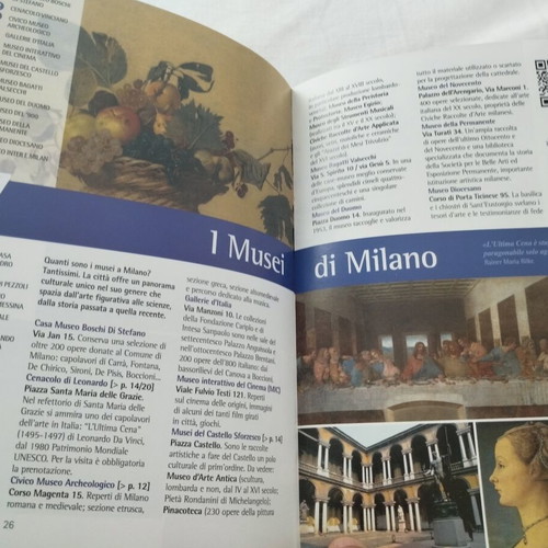 Italy Travel Pack with Milano Guide and Rome Map, like new