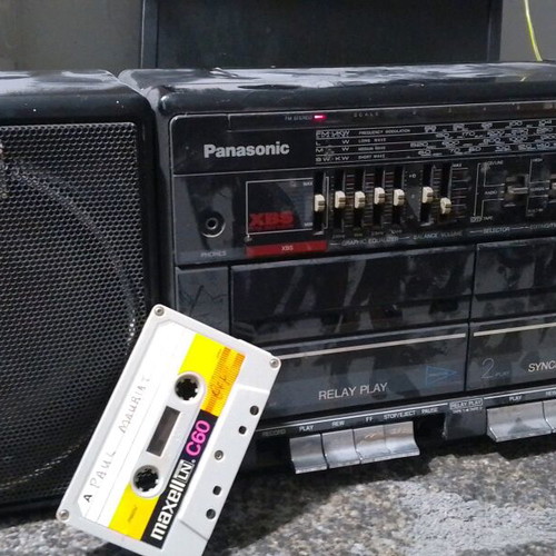 Panasonic Boombox 80s μεταχειρισμένο ραδιοενισχυτής με equalizer και bass boost