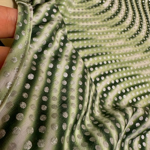 Set top and skirt S/M snake skin pattern green lime new
