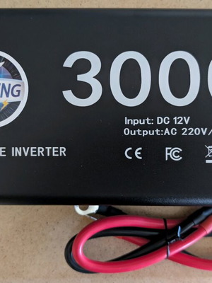 Inverter Καθαρού Ημιτόνου Feiteeng 3000W 12V σε 220V/230V ολοκαίνουργιο