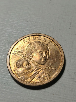 Νόμισμα 1 δολαρίου Sacagawea 2000-P