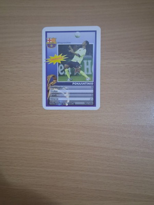 Ronaldinho football card