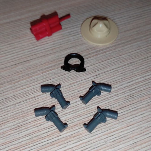 Lego Western parts used for custom minifigure