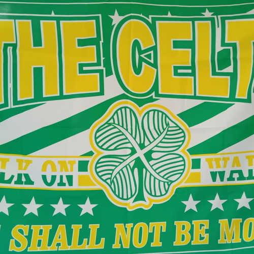 Celtic FC Walk On Flag new 130 x 96 cm