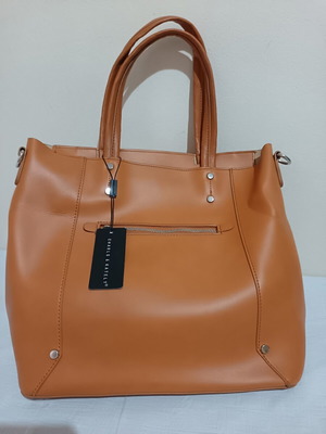 Charles Jourdan Shoulder Bag New Brown Large Capacity