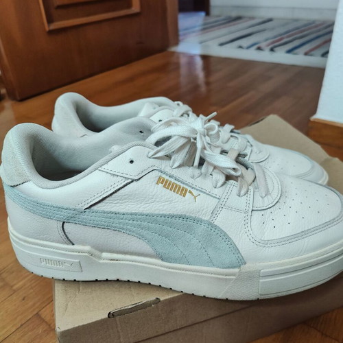 Puma sneakers size 46, white with grey detail