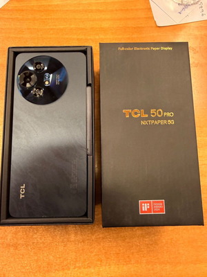 TCL 50 Pro NXTPAPER 5G smartphone καινούργιο, 256GB, Android, μαύρο