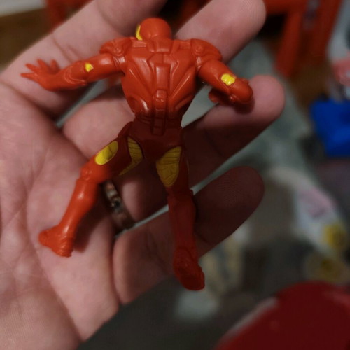 Buggy Miles Morales and Ironman figure used