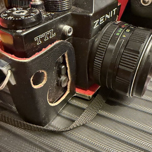 Zenit TTL Film Camera with Helios-44M-4 58mm f/2 Lens Like New
