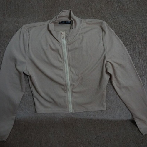Women's long-sleeve beige shirt like new size M