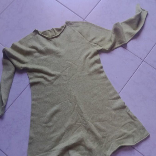 Yellow-green blouse dress, one size
