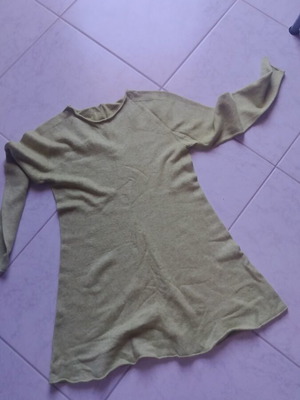Yellow-green blouse dress, one size