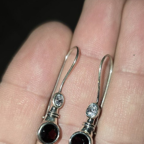 Silver earrings 925 stamped, like new