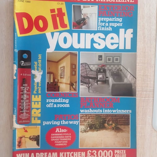 Do it yourself magazine 1989 used, English