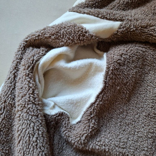 Esmara hoodie jacket like new, beige with fleece lining