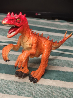 Mattel Jurassic Park 2003 Velociraptor figure used