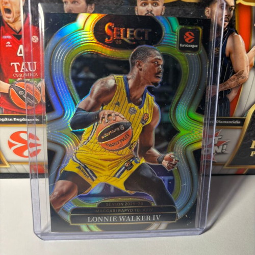 2025-26 Panini Select Euroleague Lonnie Walker IV Mezzanine Level SP card like new