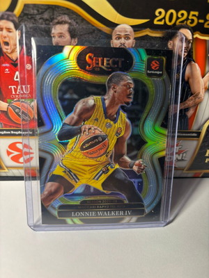 2025-26 Panini Select Euroleague Lonnie Walker IV Mezzanine Level SP card like new