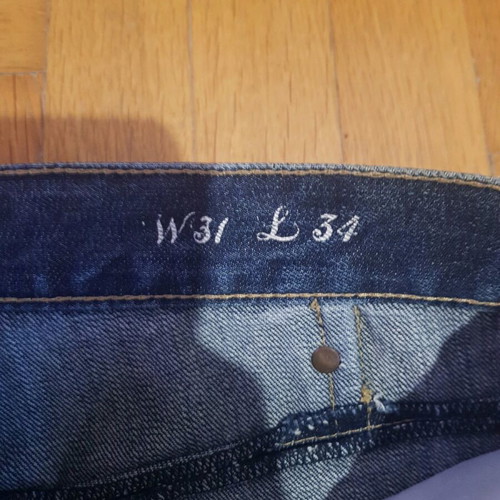 Superdry jeans used, vintage, size 31 x 32, blue