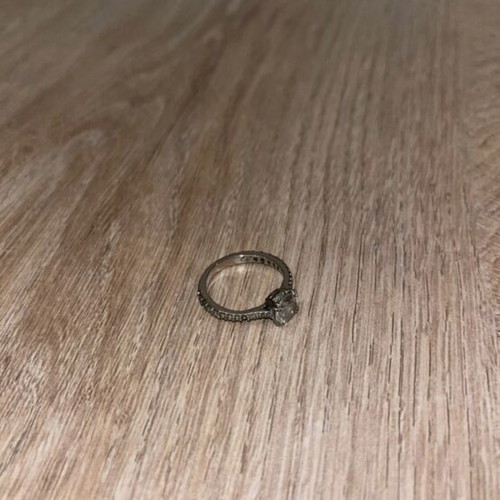 Swarovski ring size 55 like new, silver