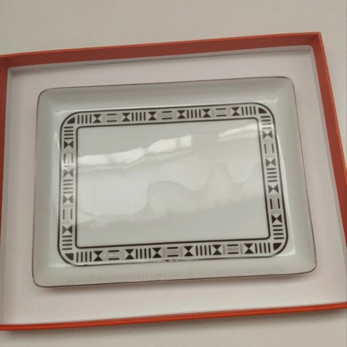 Hermes Egee Soleil Lune sushi plate, porcelain