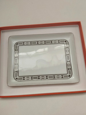 Hermes Egee Soleil Lune sushi plate, porcelain