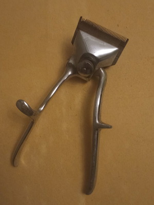 Hair Clipper used, old manual model