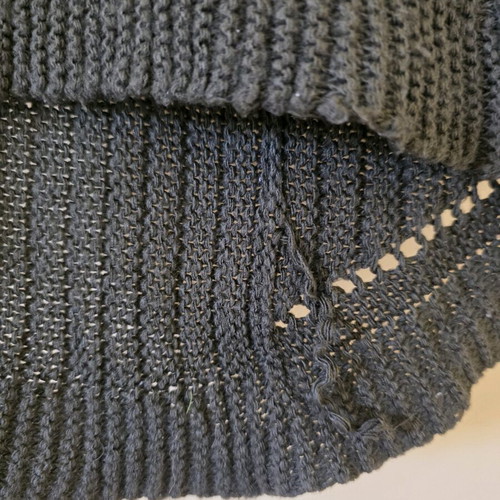Italian green sweater used, size 36-38, 100% polyester