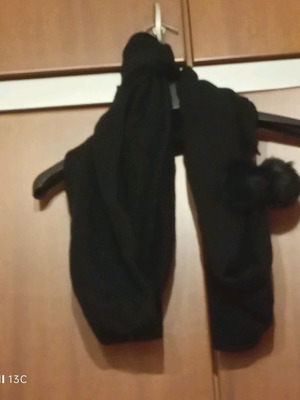 Scarf like new, black