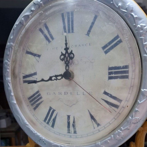 Double-Sided Station Table Clock like new, vintage style, 60 cm height