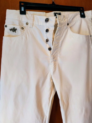 Nikos Apostolopoulos white pants new, size 32