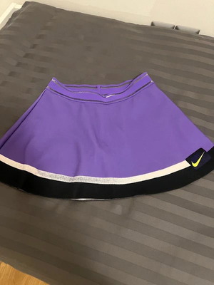 Nike Tennis Skirt with Shorts like new, black and purple, high waist