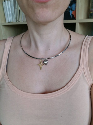 Couronne necklace new women's silver with tag