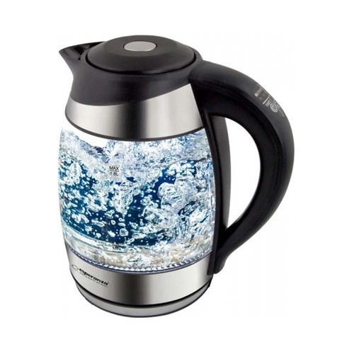 Seine 1.7L Black/Inox kettle with LED lighting new Esperanza