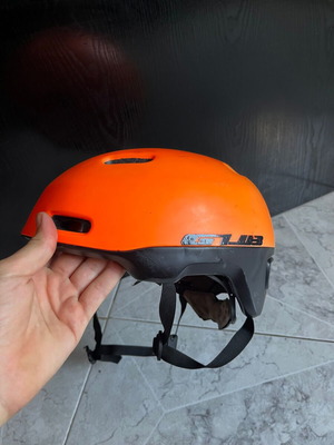 GT City Pro bicycle helmet, orange, size L