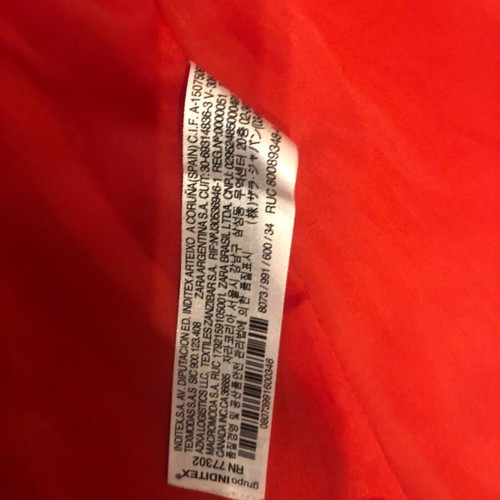 Zara Red Blazer Like New Tailored Fit Size S