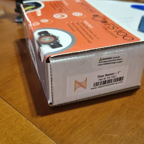 Neptune Systems Flow Sensor FS-100 1" new