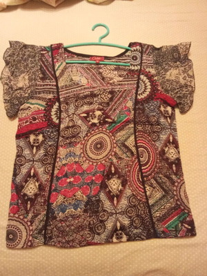 Boho τοπ medium σαν καινούργιο, πολύχρωμο