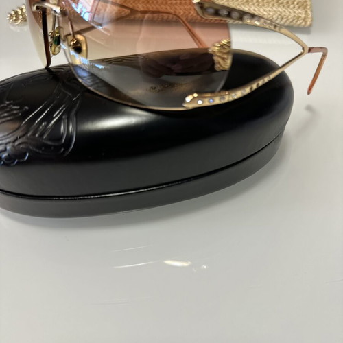 Versace Vintage Sunglasses limited edition with Swarovski crystals, like new