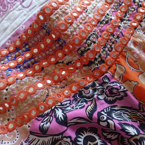 Floral palazzo pants like new, multicolor, size M 38 10
