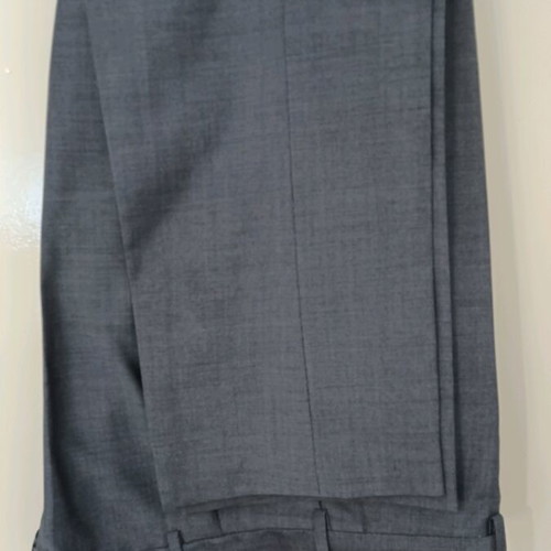 Bespoke Suit 100% English Moher like new, blue-gray