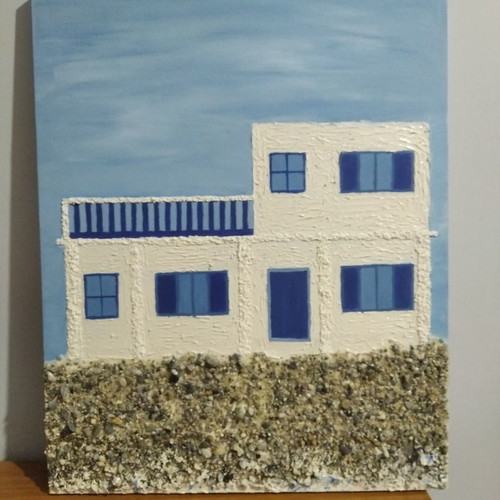 Painting island new, dimensions 40x50