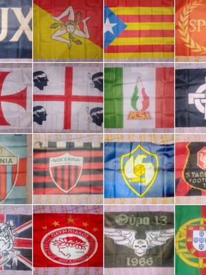 Various flags, full set