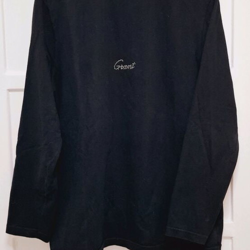 Long-sleeve shirt new, black, size M