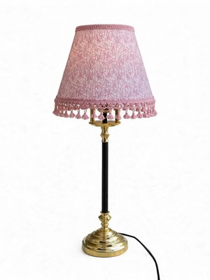 Oxygen Lampshades Pink Twist настолна лампа с розов абажур, E27