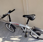 Folding bike used, 20 inch wheels, 6 speeds, V-Brake