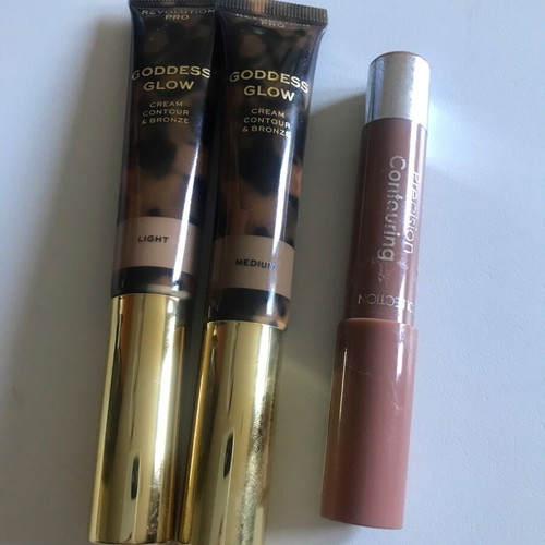 Revolution Pro cream contour & bronze and Collection contour pencil like new, pack of 3