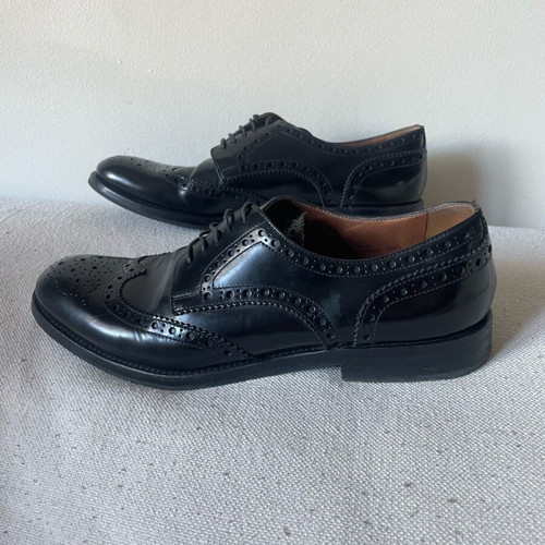 Church's Burwood used leather brogue shoes size 38.5 black