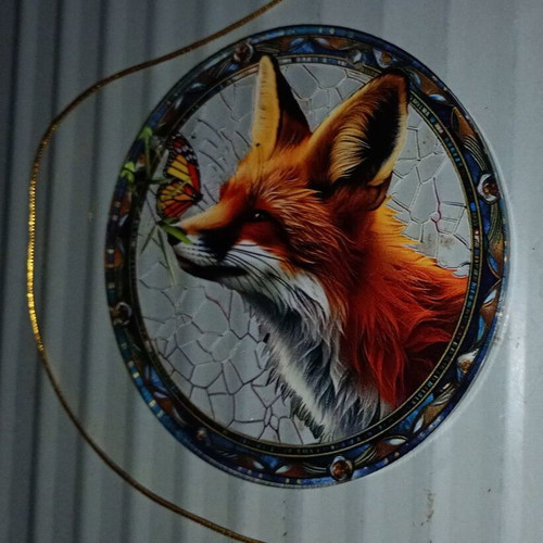Fashionable Fox Sun Catcher new, double-sided design
