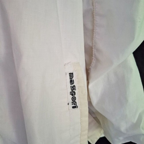 Vintage trench coat Makedonija Sport white, like new, 80s/90s